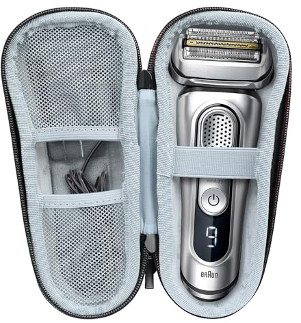Skycase Hart Reise Schutz Hülle für Braun Series 3/3s/5/5s/7/7s/9/9s/9pro,Universal Rasierer Hart Case Schutzhülle,Reise Schutz Hülle für Elektrorasierer,Rasierer Tragen Etui Tragetasche