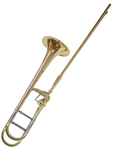 Tenor Posaune Mit Tonhöhenwechsel, Konisches Kolbenposauneninstrument Mit Koffer Und Mundstück Posaunensatz