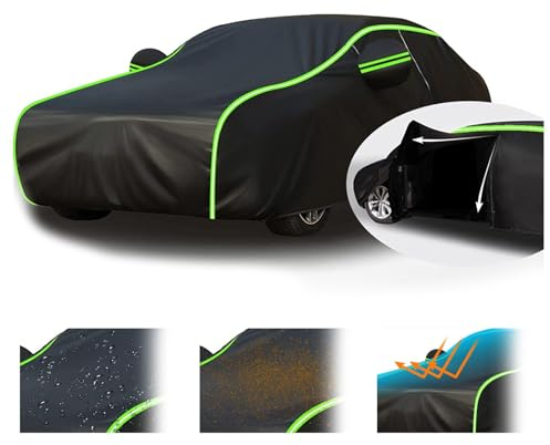 Autoabdeckung Outdoor Für Mercedes SLK 300 2009-2011, Abdeckplane Wasserdicht, Vollgarage, dünne Autoabdeckung，Auto Abdeckplane Atmungsaktiv UV Schutz Staubdicht Winddichte Allwetterschutz Four Season