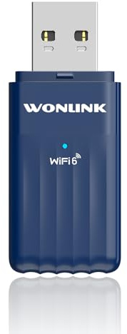 WONLINK Adaptateur USB WiFi Bluetooth 5.3,AX900 Mbps Bluetooth Clé WiFi pour PC Double Bande Dongle WiFi Bluetooth, Clé WiFi 6 Puissante Soutien MU-MIMO,WPA3,Compatible avec Windows 11/10