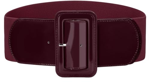 VONMELLI Breiter Elastischer Vintage Damen Gürtel - Dehnbarer Modischer Taillengürtel für Kleid