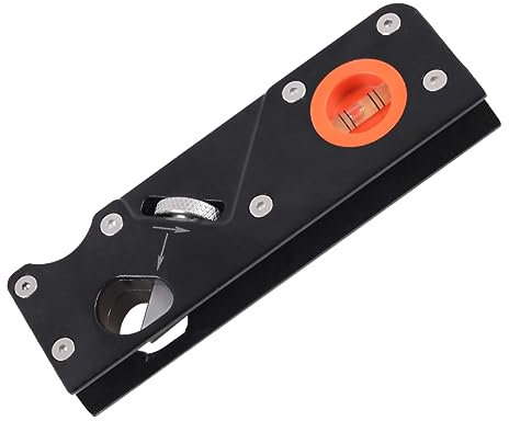 NUOBESTY Raboteuse De Finition Raboteuse Manuelle En Aluminium À Main Outil De Coupe Manuel Pour Menuisier Pour Finition Plastique Abs Noir