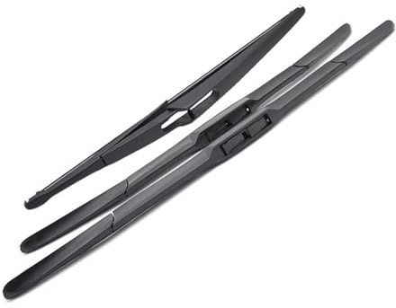 Window Wiper Blade Set Automotive For Nissan For Qashqai J11 2013-2020 26+17+12 Front & Rear Wiper Blades Set Windshield Windscreen Window Brushes Windshield Wipers Front
