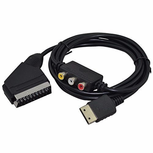 Retrogame Sega Dreamcast RGB câble péritel avec AV Box Adapter