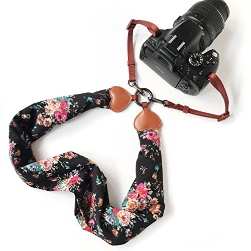 Alled Camera Strap Neck,Camera Strap for Canon Nikon Sony Lumix Kodak Fuji Olympus Dslr Universal,Vintage Soft Comfortable Adjustable Quick Release Camera Shoulder Neck Strap