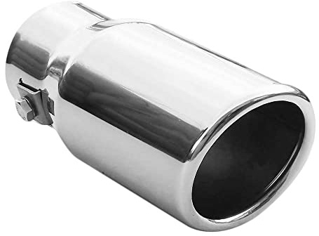 Tail Universal Sport Stainless Steel Car Exhaust Tip Muffler Trim Pipe Chrome from 28mm to 49mm