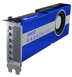 AMD Radeon Pro VII, Carte Graphique Professionnelle, Workstation, 16 Go HBM2, Rendu 3D, PCI Express x16, 250W TDP, 6X Mini DP, Compatible 8K