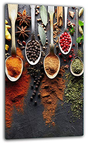 TMK ArtDeko Herdabdeckplatte 1 Teilig 30x52 cm - Spritzschutz Herdabdeckung – Herdschutz aus Sicherheitsglas – Robust, Hygienisch & Rutschfest– Schutz für Induktion, Ceran, Gas & Elektro