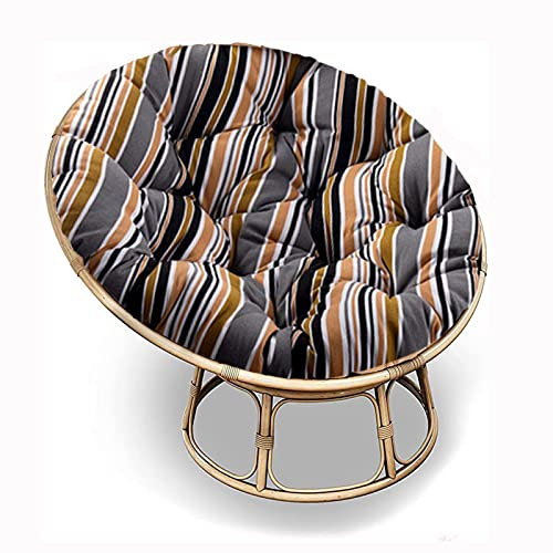 SRHWBF Papasansessel Kissen Papasan-Sitzkissen Papasan-Stuhlkissen Outdoor Kissenkissen bequem Für Innen Balkon Draussen Patio Garten (NUR Kissen) (11 Ø150cm/59 in)