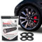 Rimblades Original Black Alloy Wheel Protectors - Fits Up to 24” x 4 Wheels | 9 Colour Options | Easy DIY Fit | Protects Against Kerb Rash | Car Exterior Accessory