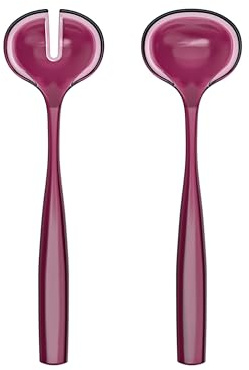 GUZZINI - Couverts À Salade Dolcevita, Bio-Based Plastic, Amethyst, 28x10xh2