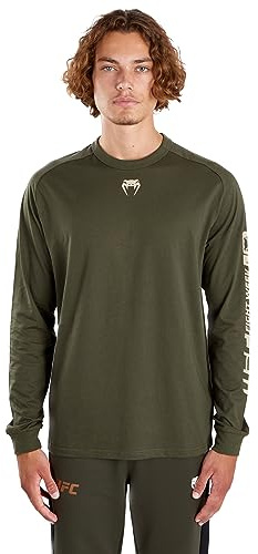 Venum, UFC Adrenaline by Venum Fight Week Homme à manches longues T-shirt, Homme, XL, Khaki