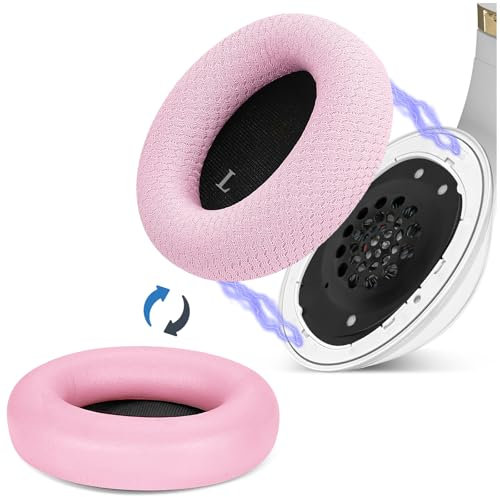 Geekria SNAP kit di sostituzione dei cuscinetti auricolari per cuffie Beats Studio3Wireless,Studio 2,cuscinetti auricolari magnetici easy-switch,coperture dei padiglioni(pelle proteica+tessuto a rete)