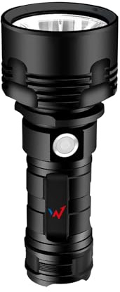 W WONDER FULL ENERGY - Ultrakraftfull ficklampa 1 000 lumen, IP44, 3 belysningslägen, uppladdningsbart batteri