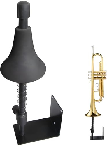 Soporte de pared para trombón con espuma EVA, gancho de metal resistente para almacenamiento y exhibición de trombón alto, tenor y bajo