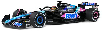 Solido 1:18 modellbil – Alpine F1 team A524 blå Esteban Ocon Miami GP 2024 formel 1 racerbil