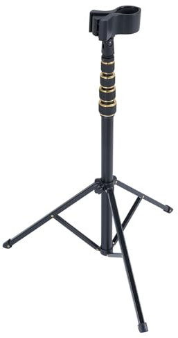 Support de Sèche-cheveux, Support de Trépied Mains Libres pour Sèche-cheveux, Support de Sol Pliable pour Sèche-cheveux avec Clips, Support de Sèche-cheveux à Hauteur Réglable de