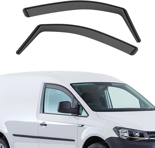 CWYLF Windabweiser für Volkswagen Caddy MK3 MK4 2004-2020, Regenschutz für Autofenster Wetterschutz Schutz Sonnenblende Autozubehör