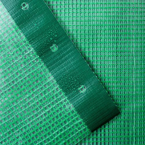 A-TEX® Gewächshausfolie 260 g/m² (4,00 x 5 m) Größe wählbar I Frühbeetfolie Tomatenhausfolie I UV-Stabil I Grün/Gitterfolie