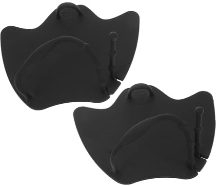 TOYANDONA Paletas de Natación de Ajustables para Adultos Guantes Webbed Ergónomicos para Entrenamiento Natación Piscina Acuafitness y Snorkel