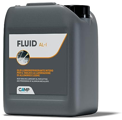 Camp Fluid Al I, Olio lubrorefrigerante da Taglio Intero per Alluminio, 5 L