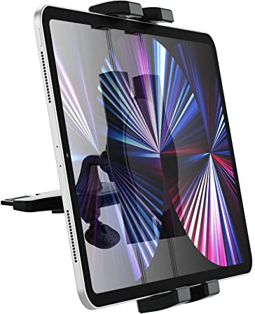 Oilcan Supporto Tablet Auto Lettore CD, Porta Tablet & Telefono Macchina CD Slot [Stabile e Antiurto] per iPad Pro 12.9 Air Mini, Samsung Tab, Lenovo, Huawei, iPhone 13 Pro Max (4-13 pollici)