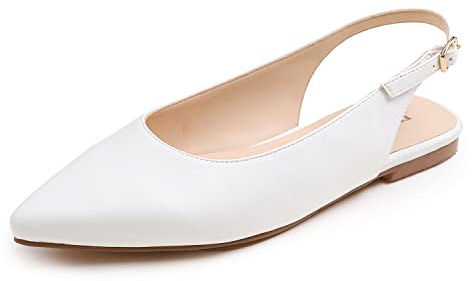 Feversole Slingback erstklassige Damen Ballerina mit Ausgeh-Schuhe Sommer-Schuhe