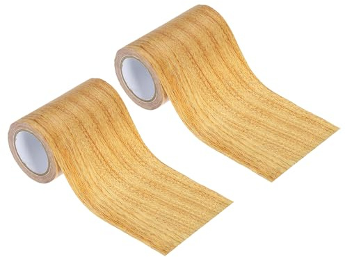 PATIKIL Cinta de Reparación de Veta de Madera 4 X30', Cinta Adhesiva Autoadhesiva con Textura Realista para Reparar Pisos, Puertas, Mesas, Gabinetes, Escritorios, Roble Natural