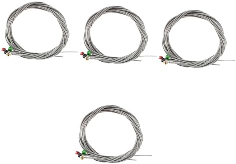 Abaodam 4sätze Bass Saiten Aus Robuste Instrumentenzubehör Für Klare Töne Für Anfänger Und Profis Farbiges Saiten