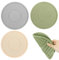 IKOPFLN Lot de 3 dessous de plats en silicone antidérapants et résistants à la chaleur trois couleurs assorties, Sous plat de table, Dessous de plat silicone