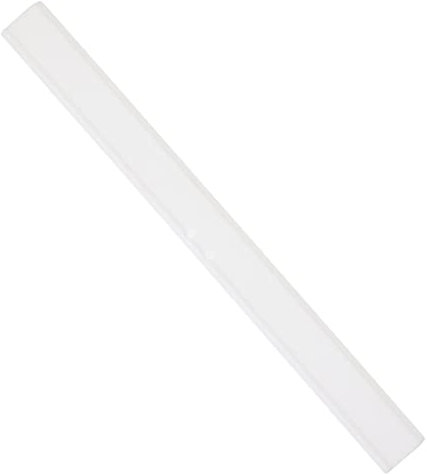 SECFOU Silicone 31cm White Window Squeegee Replacement Rubber Strip, Single Piece Squeegee Rubber Refill for Glass Scraper, Suitable for Shower and Window Cleaning Accessories