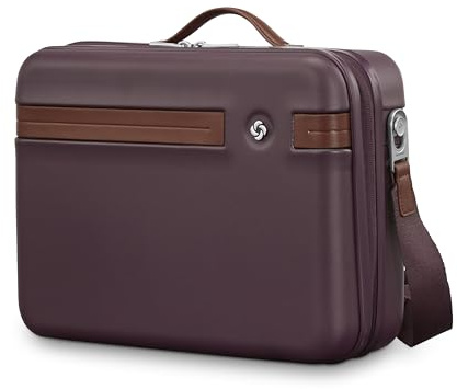 Samsonite Virtuosa Hartschalenkoffer, Reise-Make-up-Tasche mit abnehmbarem Riemen, Merlot, Einheitsgröße, Virtuosa Hartschalenkoffer