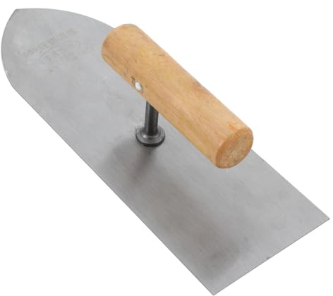 SAFIGLE Llana de Acero Inoxidable para Acabado Hormigón Herramienta Manual Resistente para Enlucido y Relleno Uso Profesional Construcción y Albañilería Duradera y Versátil para