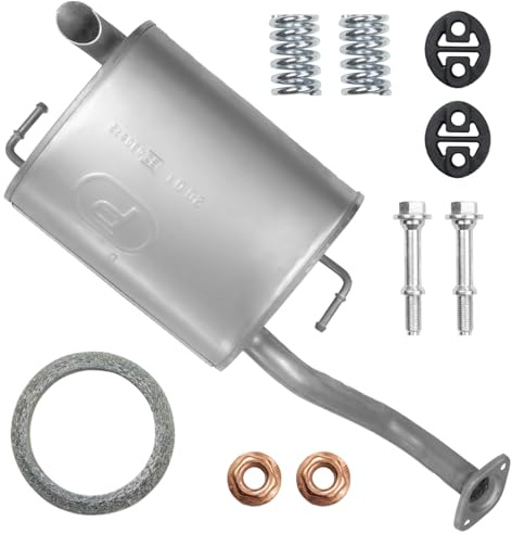 POLMOstrow Auspuff für Toyota Corolla 9 IX E12 2004-2006 | Endtopf, Motoren: 1.4 D-4D - 1.4 - 1.6 | Fließheck