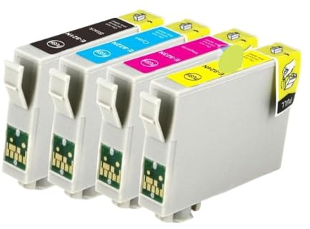 4-Pack Compatible Ink Cartridges con chip per T26 T27 TX106 TX109 TX117 TX119 C51 C91 CX4300 Printer T0921 Serie