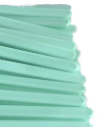 KDFCVUX 100 Stück Schaumstoff-Spitzen-Tupfer, sauberer Schwammstift, kompatibel mit Roland Mimaki Mutoh Lösungsmittel-Tintenstrahldrucker-Druckkopfreinigung(Green Handle Type)