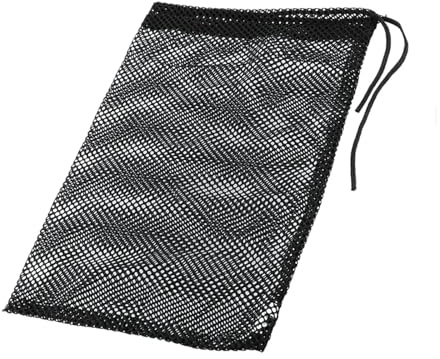 GOXQIT 3-delat set tennis- och golfstängningsfickor med bollhållare, nätpåsar bollbärväskor, svart för kvinnor män