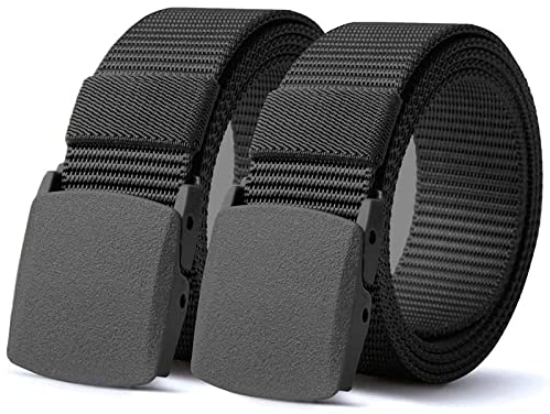 TENINE Taktischer Gürtel, Unisex Canvas , Schwerlast Militär Nylon Web Gurt Riggers Belt