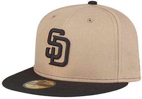 New Era 59Fifty - Cappellino aderente MLB San Diego Padres Camel - 7 1/8, Beige, 58