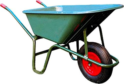 Carriola da Giardino Vasca in Plastica, 100 litri