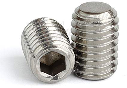 Gewindestifte mit Innensechskant, Edelstahl, Innensechskant, metrisches Gewinde, für Türknäufe (M2 x 8 mm), 5 Stück