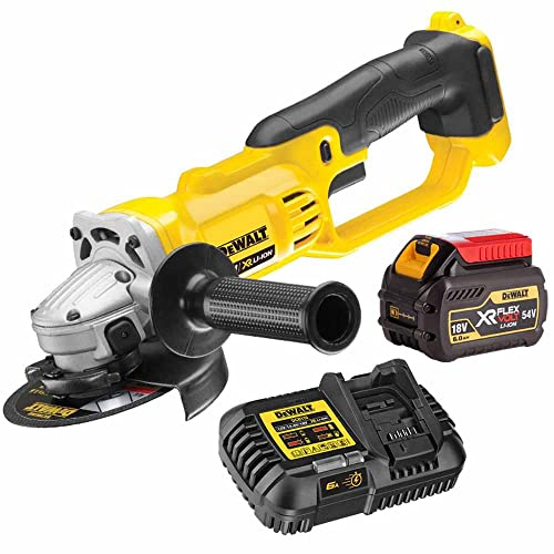 DeWalt DCG412N 18V 125mm Angle Grinder with 1 x 6.0Ah DCB546 Battery & DCB116 Charger