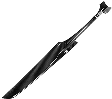 KIMISS 2PCS Mittelkonsole Armaturenbrett Verkleidung, ABS Konsole Instrumententafel Verkleidung Ersatz für C Klasse W205 2015+, für GLC Klasse X253 2016+(Carbon fiber pattern)