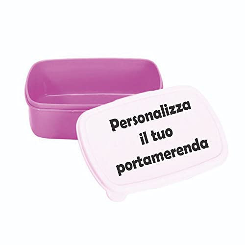 love print Porta merenda personalizzato bambini Uomo Ragno (Rosa)