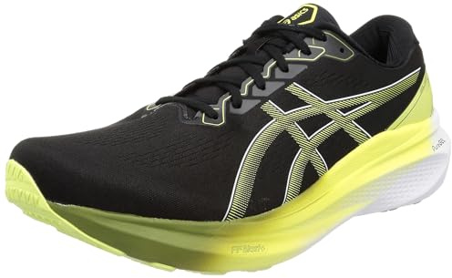 Asics Homme Gel Kayano 30 Shoes, Black Glow Yellow, 39 EU