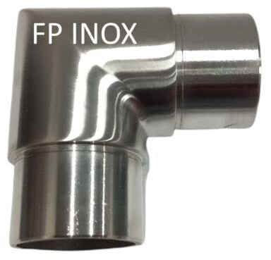 Coude inox A4 Satinée Pour Tube Diamètre 42.4mm Epaisseur 2mm Garde Corps