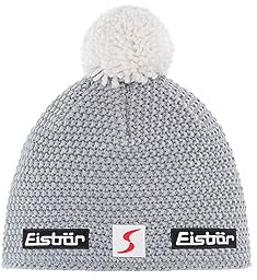 Eisbär Mütze Damen & Herren Jamie Pompon Ski Austria - Merino Unisex mit Fleece schützt vor Kälte und Wind - Klassische Bunte Bommelmütze Strickmütze Haube aus Österreich