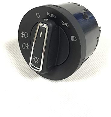 ZIxmix Car Headlight Switch Eingebauter automatischer Lichtsensor-Scheinwerferschalter, Leaving Home Coming Home, passend for VW, passend for Golf 7 7,5 MK7 MK7,5 Polo 6C Headlight Switch