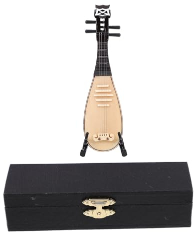 Amosfun 1satz Miniatur Pipa Modell Dekorativer Pipa Musikinstrument Nachbildung Für Zuhause Büro Und Kreative Räumeinkl Ständer