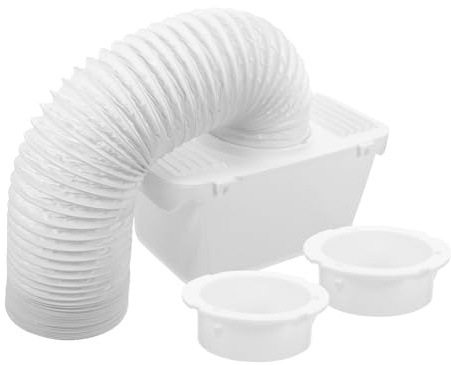 Kit D’accessoires pour Sèche-linge à Tambour, 1 Set, Plastique Blanc | Collecte des Peluches Poussières Fines, Entretien Facile, Usage Polyvalent pour Vêtements